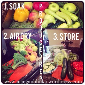 meal plan, how to make your produce last, produce prep,