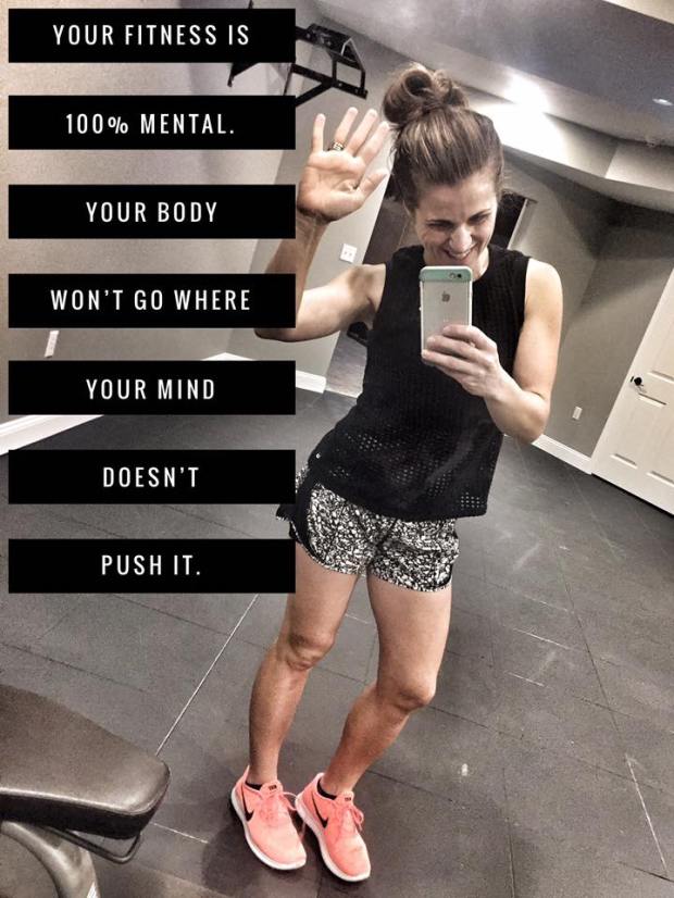 Your fitness is 100% mental motivation piyo