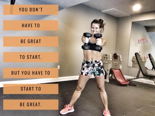 You dont' have to be great to start